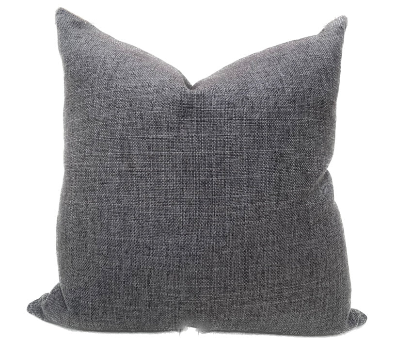 Wiseman Gray Woven Pillow Cover