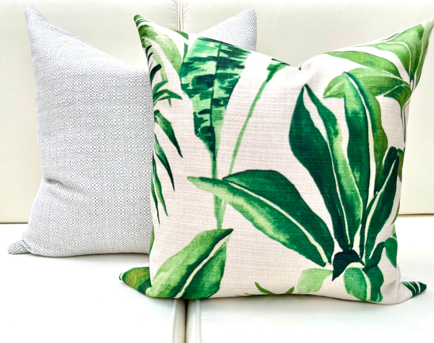 Tamson White Textured Woven Pillow Cover