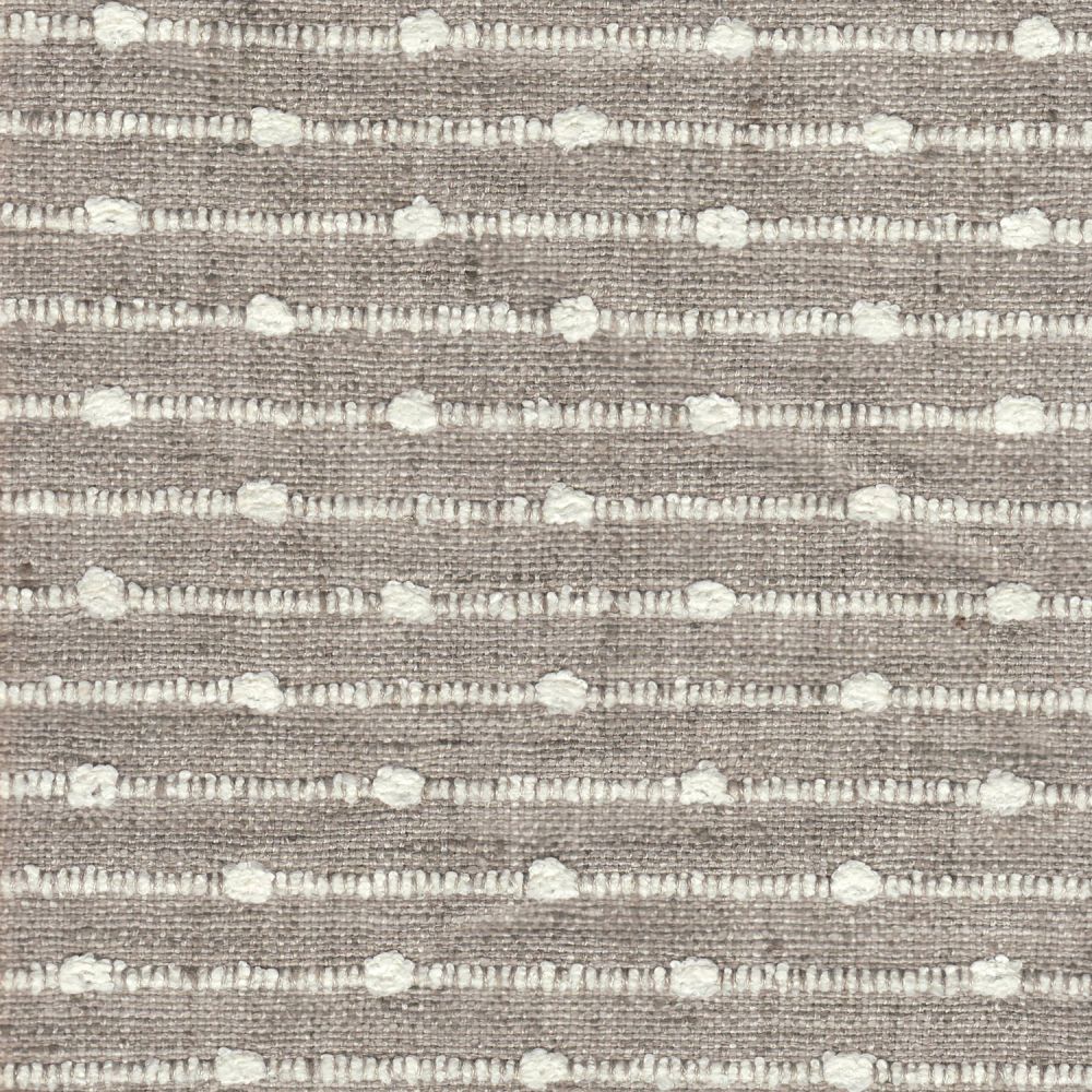 Ashley Stripe Taupe and White / Woven Knot Throw Pillow Cover