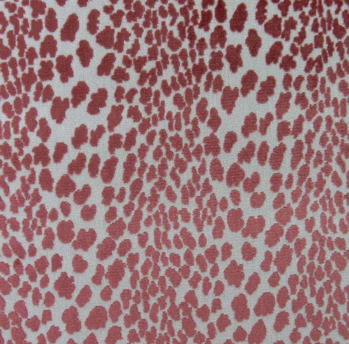 Everly Coral Velvet Spots Pillow Cover