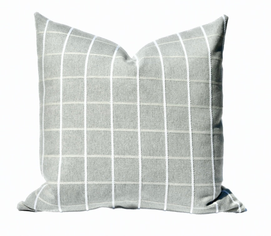 Presley Plaid / Checkered Decorative Throw Pillow