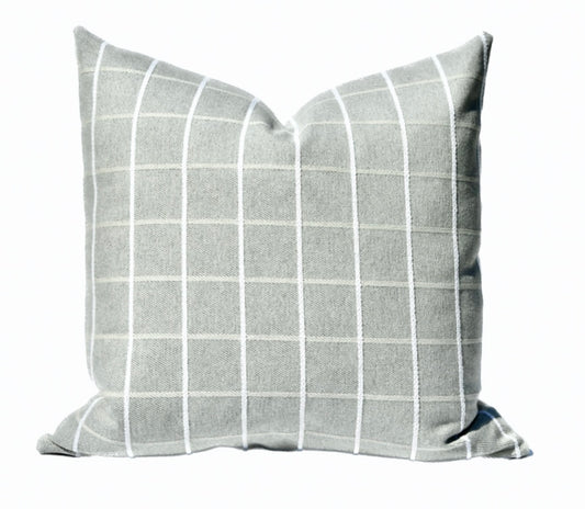 Presley Plaid / Checkered Decorative Throw Pillow