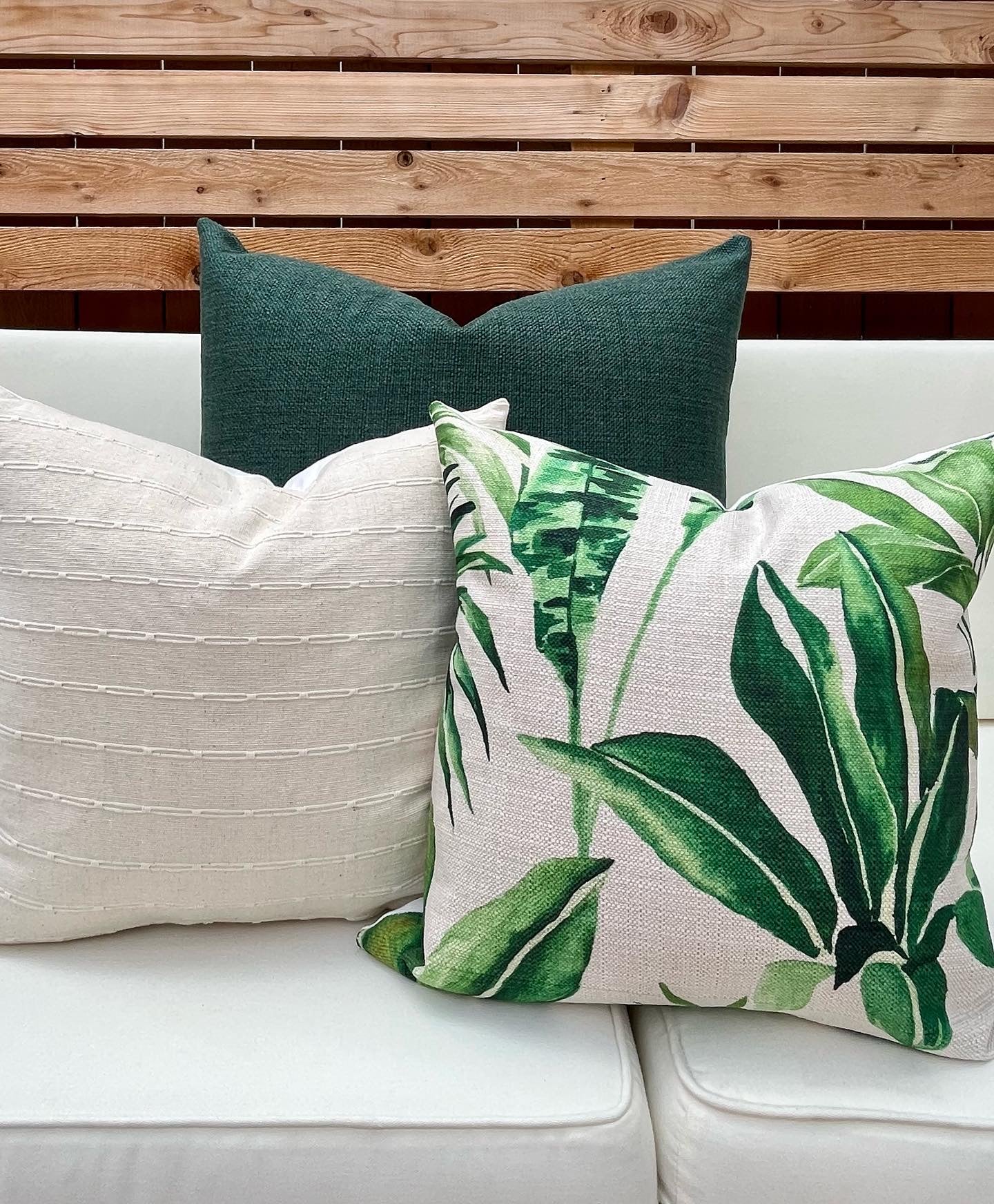 Hunter Green Textured Woven Pillow Cover