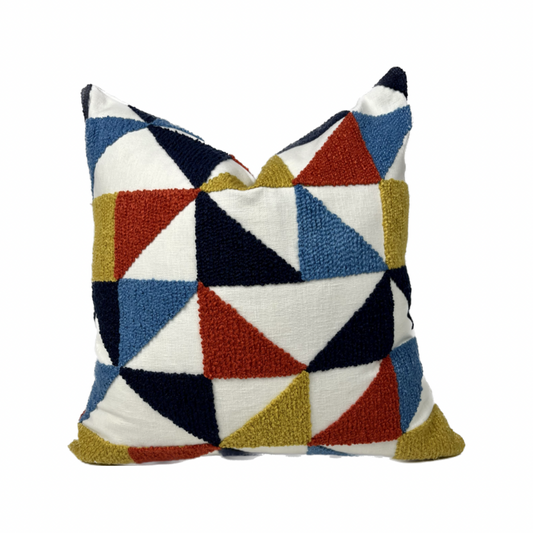 Harper Multicolored Tufted Triangles and Squares