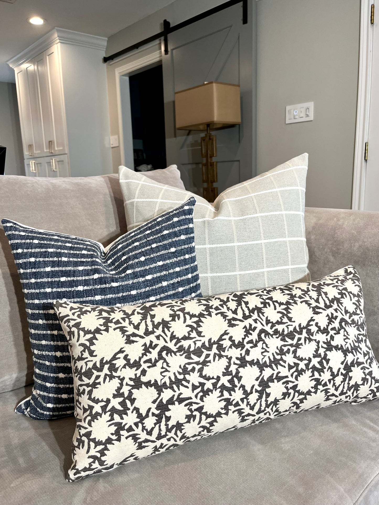 Presley Plaid / Checkered Decorative Throw Pillow