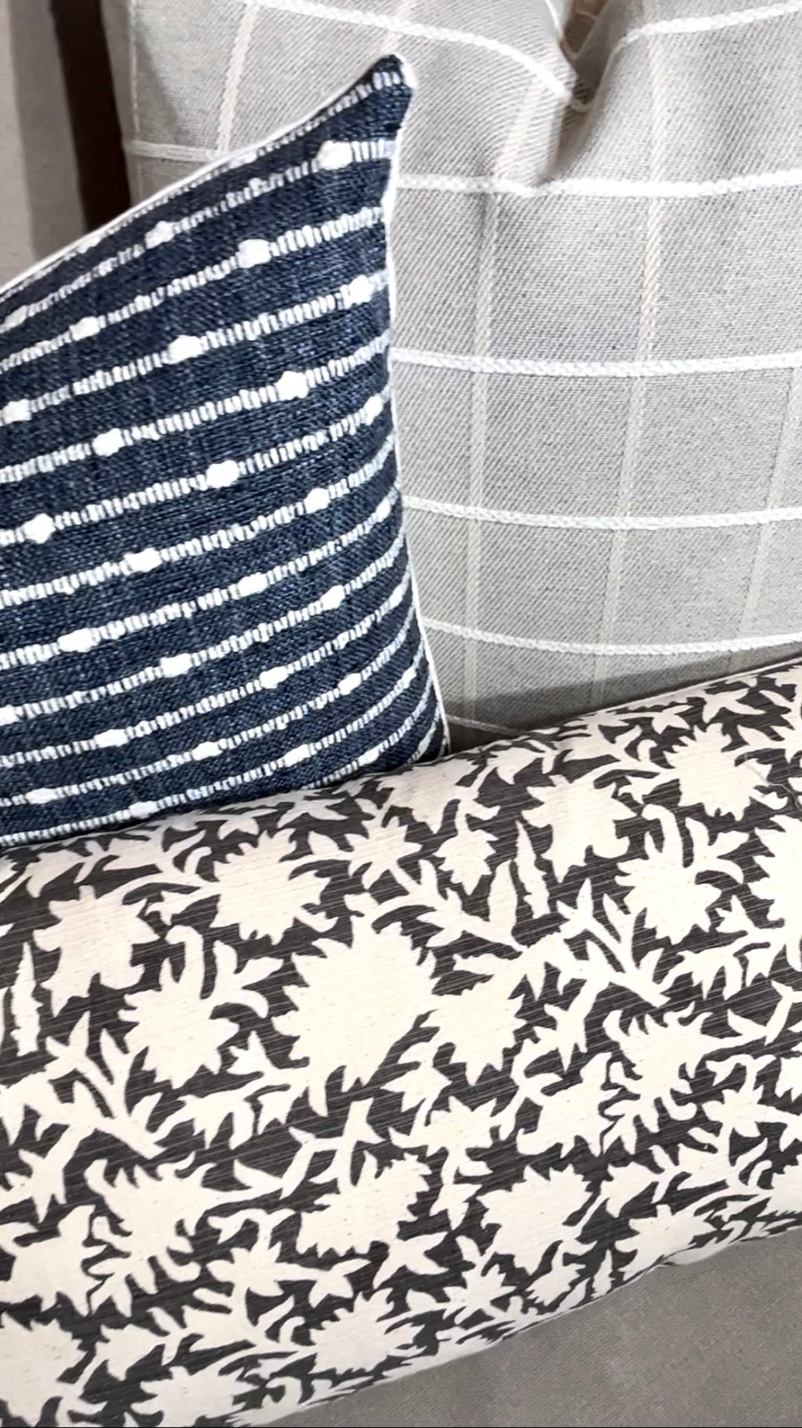 Presley Plaid / Checkered Decorative Throw Pillow