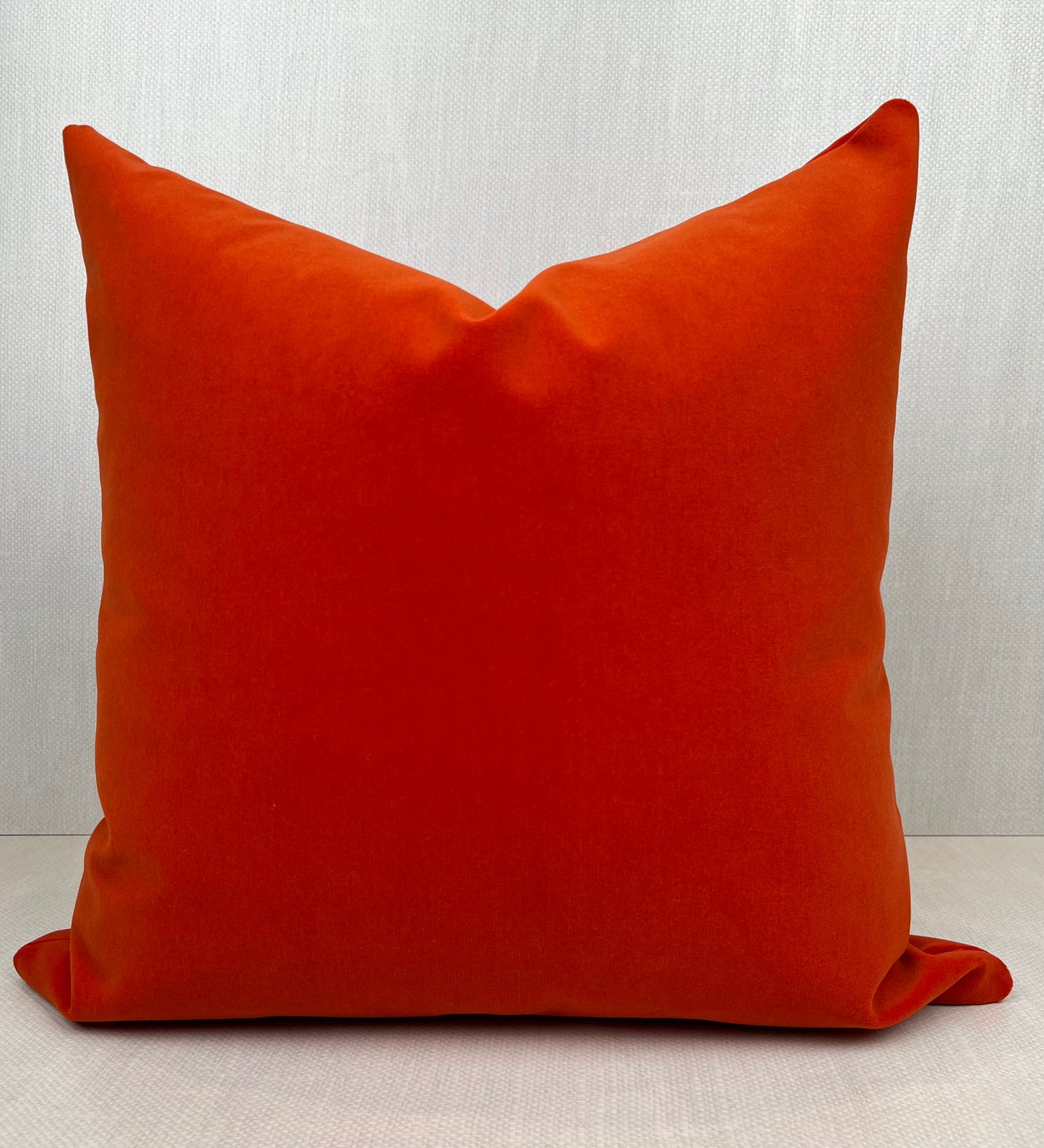 Marigold Orange Velvet Pillow Cover