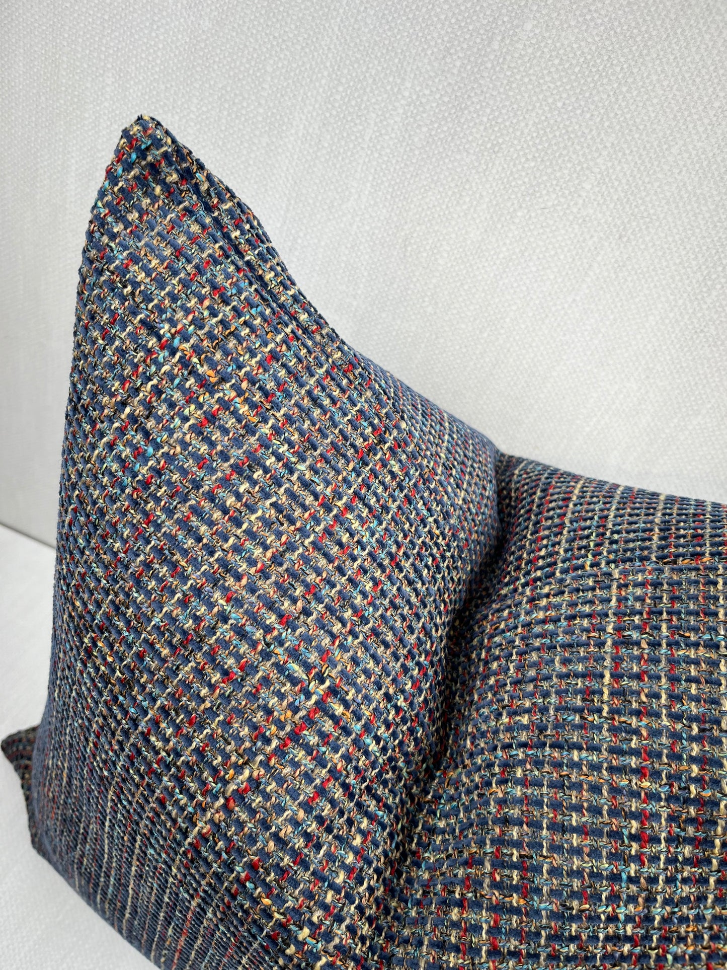 Skylar Multicolor Tweed Chenille Woven Pillow Cover