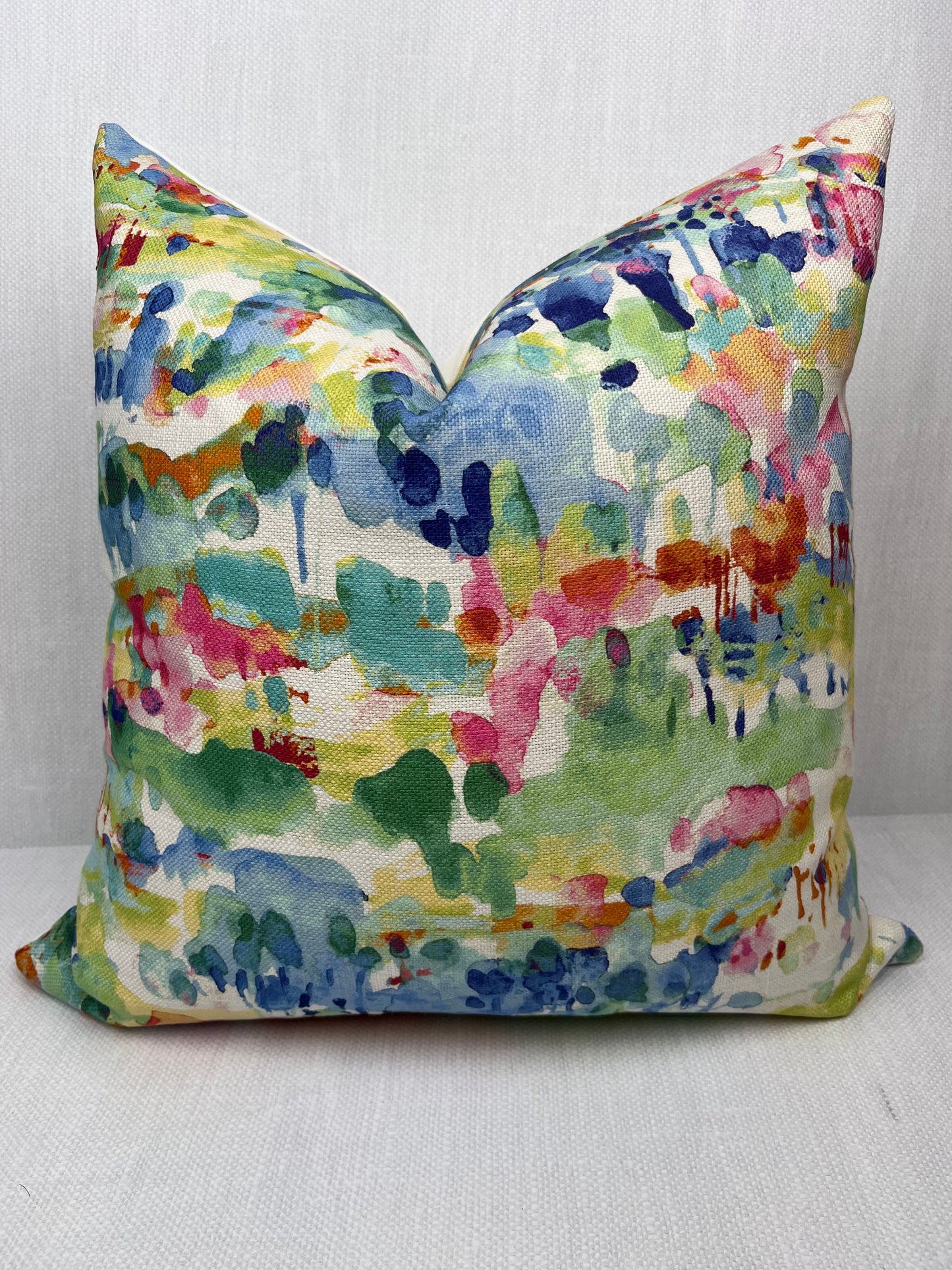 Eloise Watercolor Blooms Abstract Pillow Cover