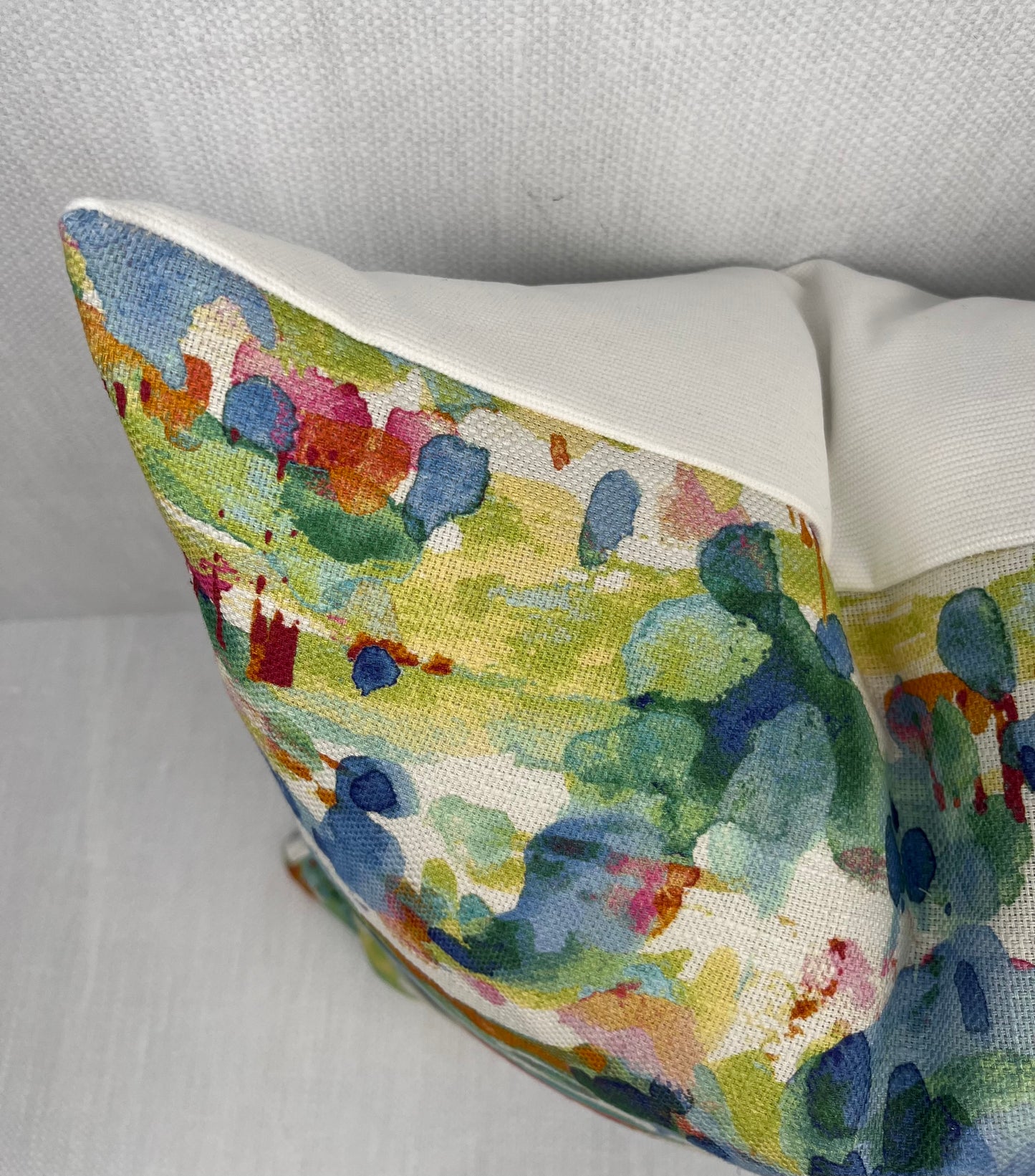 Eloise Watercolor Blooms Abstract Pillow Cover